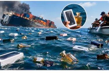 హార్ముజ్ లో రెండు నౌకలు మునక